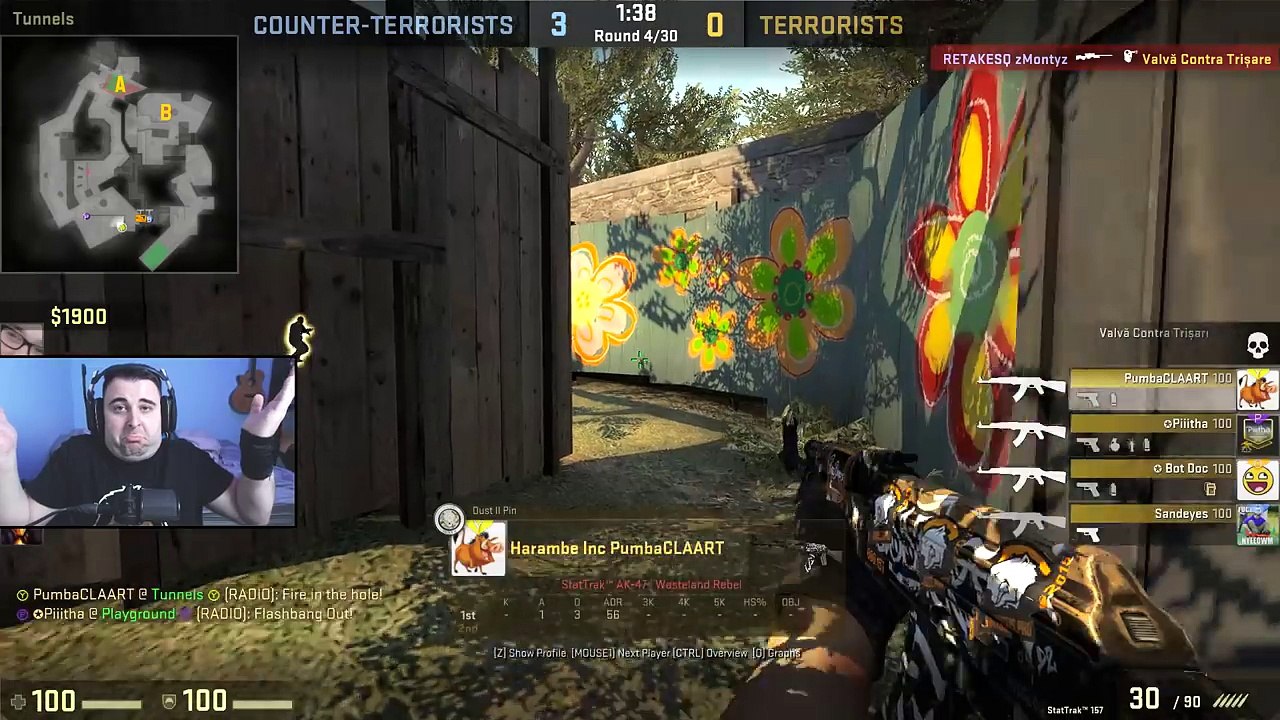 CS GO Funny Moments and Clutches #172 CSGO