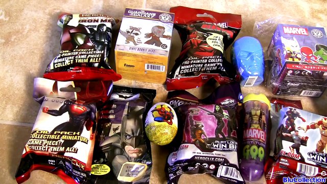 Marvel Cubes DC SURPRISE BOXES Batman Superman Marvel Transformers Guardians Galaxy Huevos Sorpresa