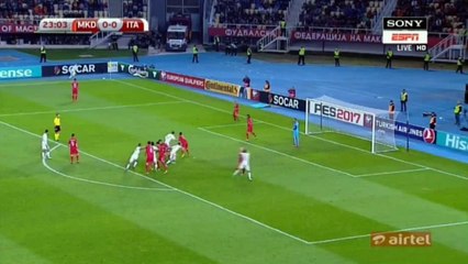 Andrea Belotti Goal FYR Macedonia 0-1 Italy  09.10.2016 HD