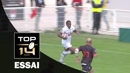 TOP 14 ‐ Essai Watisoni VOTU (SP) – Lyon-Pau – J8 – Saison 2016/2017