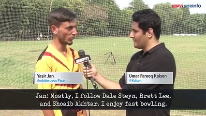 Indian Media is Reporting on Yasir Jan Bowling With Both Hands'