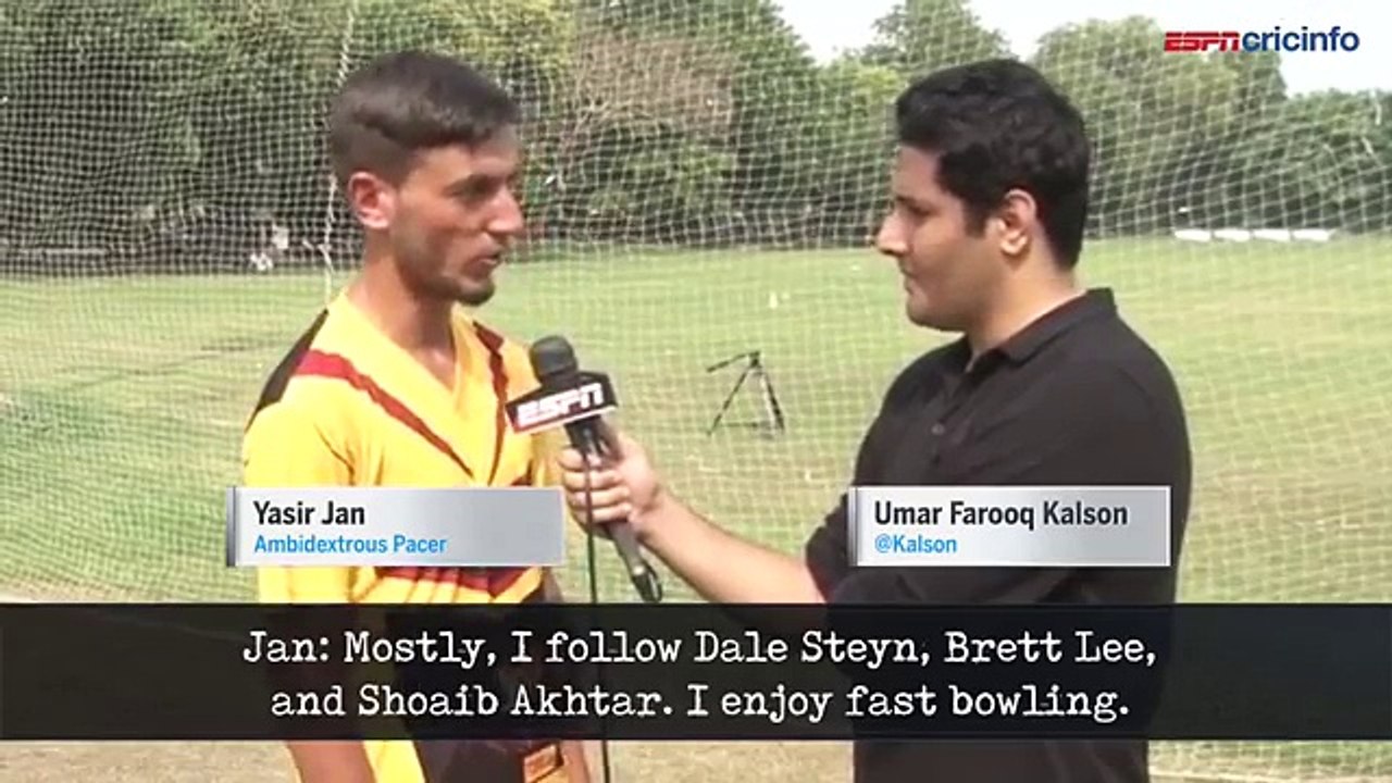 Indian Media is Reporting on Yasir Jan Bowling With Both Hands'