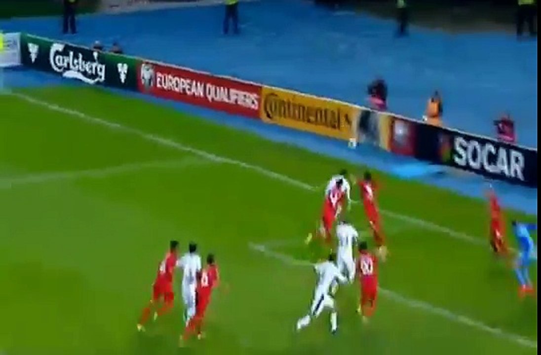 GOal Belotti. Macedonia 0 - 1 Italy -