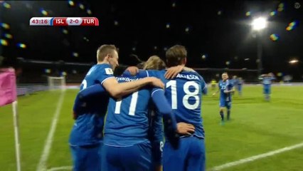Alfred Finnbogason Goal HD - Iceland 2-0 Turkey 09.10.2016 HD