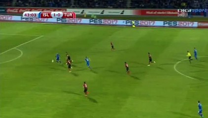 Alfred Finnbogason   Goal HD - Iceland 2-0 Turkey 09-10-2016 HD