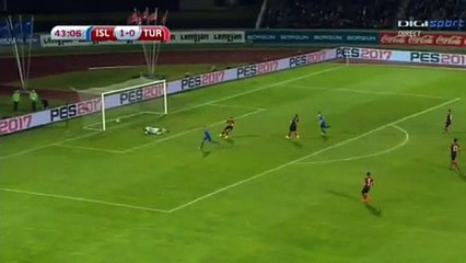 2-0 Alfred Finnbogason Goal - Iceland vs Turkey - 09.10.2016 HD