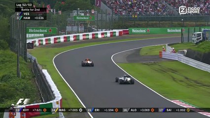 Max Verstappen vs Lewis Hamilton F1 Japan 2016 Race