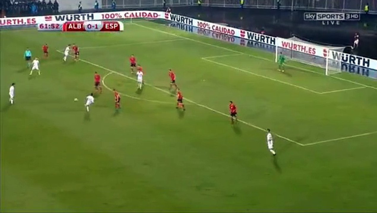 Goal Nolito - Albania 0-2 Spain (09.10.2016) World Cup - UEFA Qualification