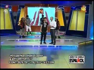 Las declaraciones del super nuevo en el programa "Aqui se habla español"