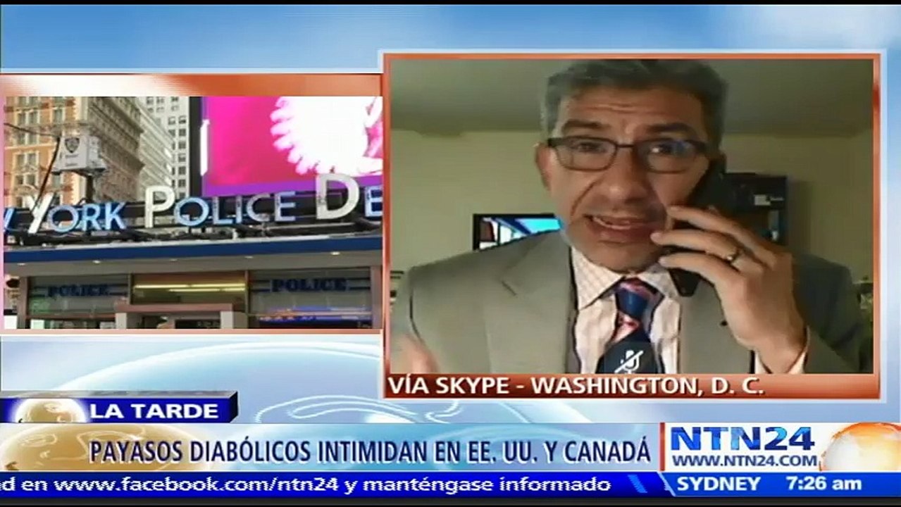 Experto en seguridad afirma que fenómeno de ‘payasos diabólicos’ en EE.UU y Canadá no es un tema de terrorismo