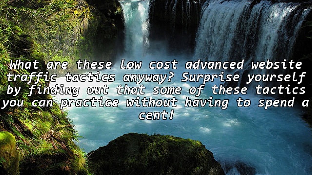 Fantastic Tactics:Low cost advanced website traffic tactics for everyone