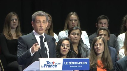 ساركوزي يتعهد بإعادة هيبة الدولة ووقف الهجرة