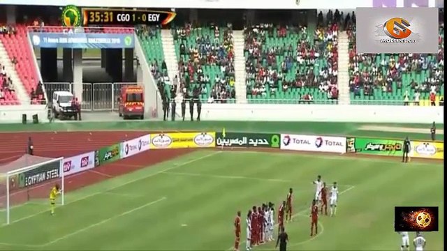 ملخص مباراة مصر والكونغو 9-10-2016 تصفيات كأس العالم 2016