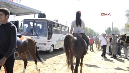 Ödemiş'te Rahvan At Yarışı Heyecanı