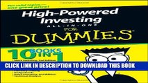 [PDF] High-Powered Investing All-In-One For Dummies Full Online