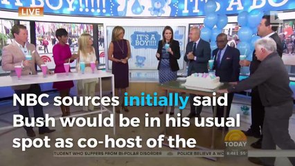 Billy Bush will not appear on 'Today' on Monday