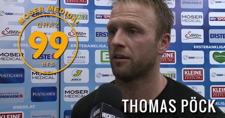"Die Jungs haben super zurückgekämpft!" - Thomas Pöck/Graz 99ers