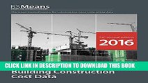 [PDF] RSMeans Building Construction Cost Data 2016 Popular Online