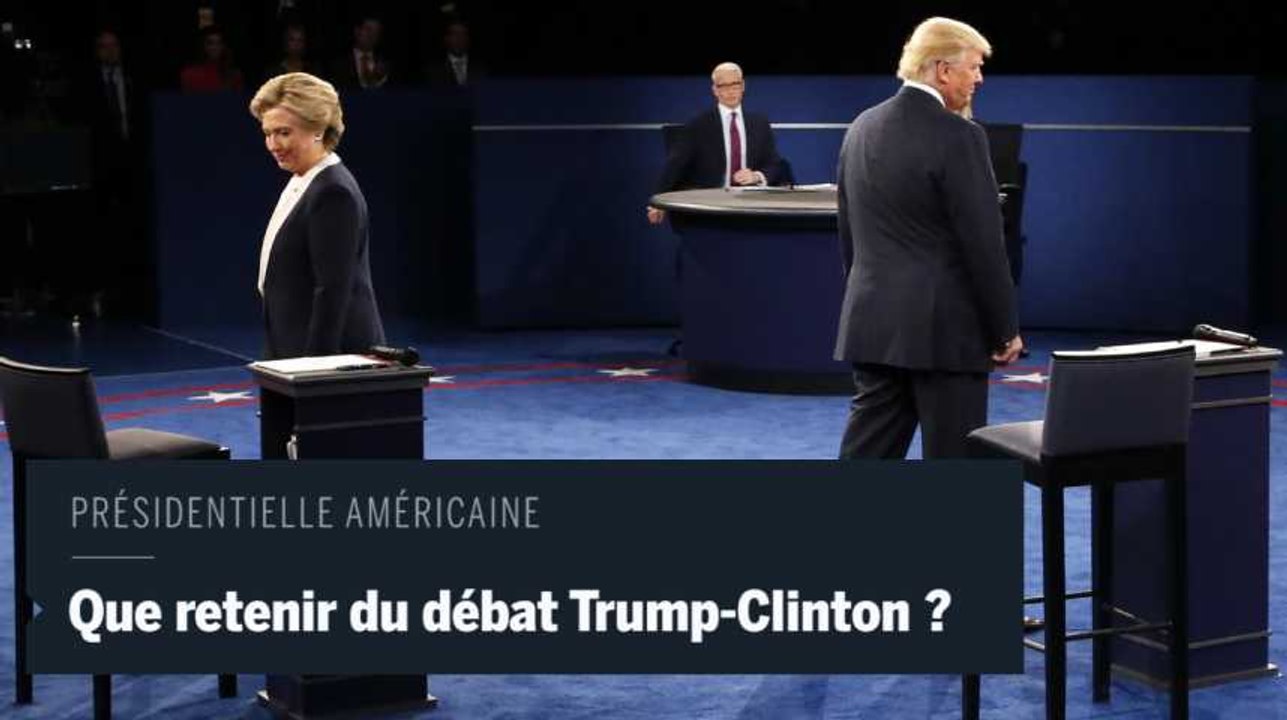 Présidentielle américaine : que faut-il retenir du débat Clinton -Trump ?