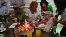 Clare Hollingworth celebrates 105th birthday
