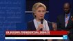 Hillary Clinton: "Donald Trump insults women, and has also targeted immigrants, African-Americans..."