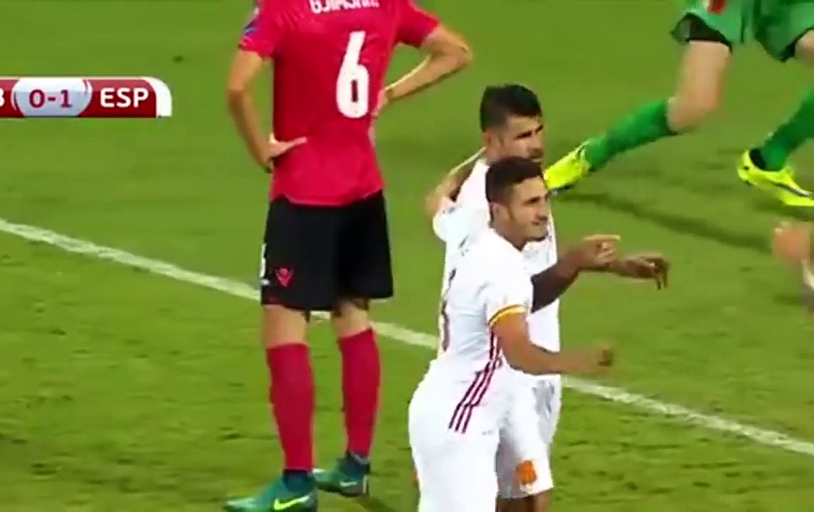 Albania vs Spain 0-2 All Goals Highlights 9_10_2016 World Cup