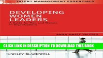 New Book Developing Women Leaders: A Guide for Men and Women in Organizations