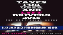 New Book Taxes for Uber and Lyft Drivers 2015: The Unofficial Guide