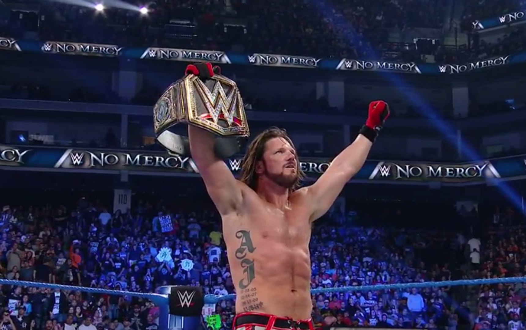 AJ Styles vs. John Cena vs. Dean Ambrose - WWE World Title Triple Threat  Match: WWE No Mercy 2016 - Vídeo Dailymotion