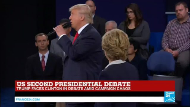 US Presidential Debate: Donald Trump response to tax returns controversy