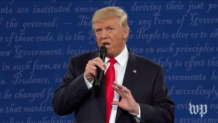At second debate, Donald Trump accuses Bill Clinton of abusing women