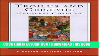 [PDF] Troilus and Criseyde (Norton Critical Editions) Full Colection