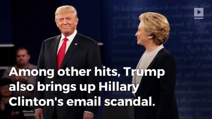 After a slow start, Trump rattles Clinton over emails