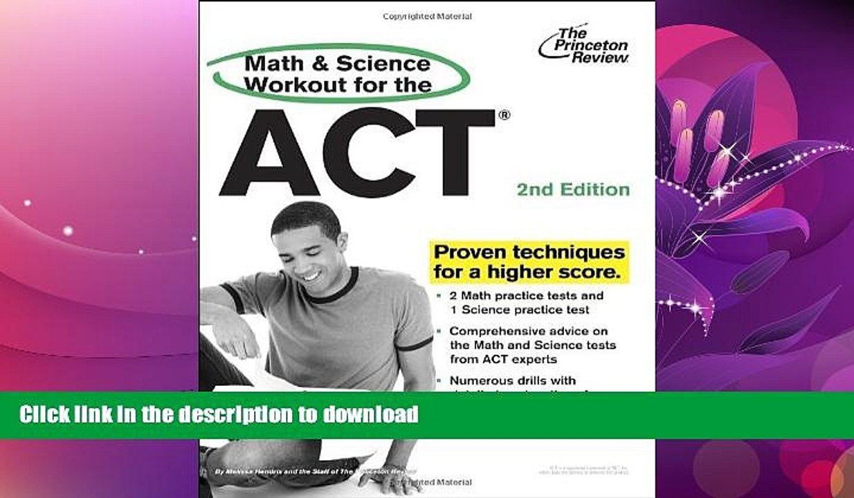 READ BOOK  Math and Science Workout for the ACT, 2nd Edition (College Test Preparation) FULL