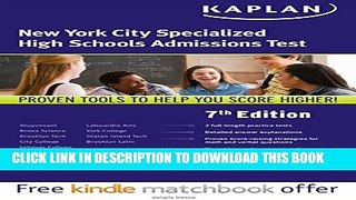 [PDF] Kaplan New York City Specialized High School Admissions Test (Kaplan Test Prep) Popular