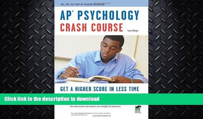 FAVORITE BOOK  APÂ® Psychology Crash Course Book + Online (Advanced Placement (AP) Crash Course)