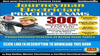[PDF] Journeyman Electrician License Practice Exams - 300 Questions from 3 Full Tests: Practice