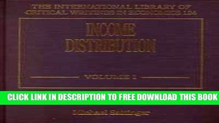 [PDF] Income Distribution (The International Library of Critical Writings in Economics series)