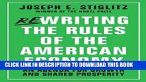 New Book Rewriting the Rules of the American Economy: An Agenda for Growth and Shared Prosperity