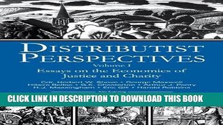 Collection Book Distributist Perspectives: Volume I