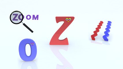 Phonics for children │ Words with alphabet Z│ #ZforZoo│ Kids Rhymes and Videos