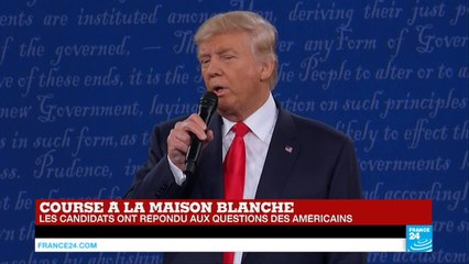 Donald Trump contre-attaque et accuse Bill Clinton d'abus sur les femmes