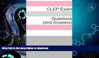 READ  500 CLEP Exam Questions (and Answers)  PDF ONLINE