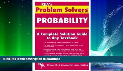 FAVORITE BOOK  Probability: A Complete Solution Guide to Any Textbook (Problem Solvers)  BOOK