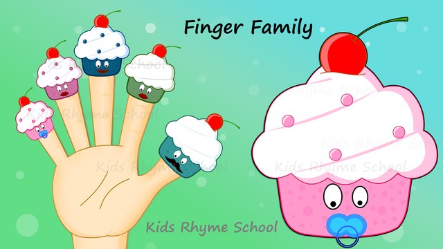 Finger family Cupcakes song #Fingerfamily songs for kids kids rhymes and songs