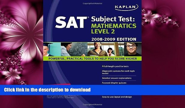 FAVORITE BOOK Kaplan SAT Subject Test: Mathematics Level 2, 2008-2009 Edition (Kaplan SAT