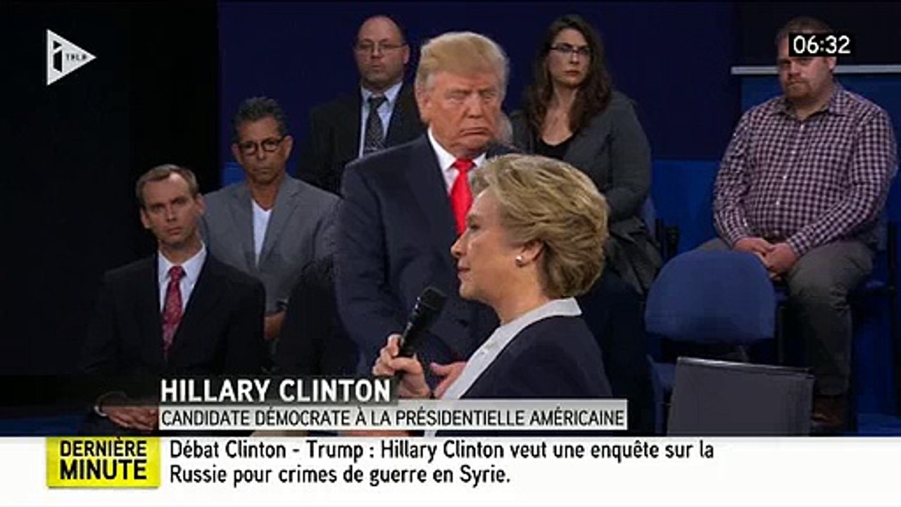 L'incroyable débat cette nuit aux USA: Trump accuse Bill Clinton d'avoir violé 4 femmes dont une de 12 ans