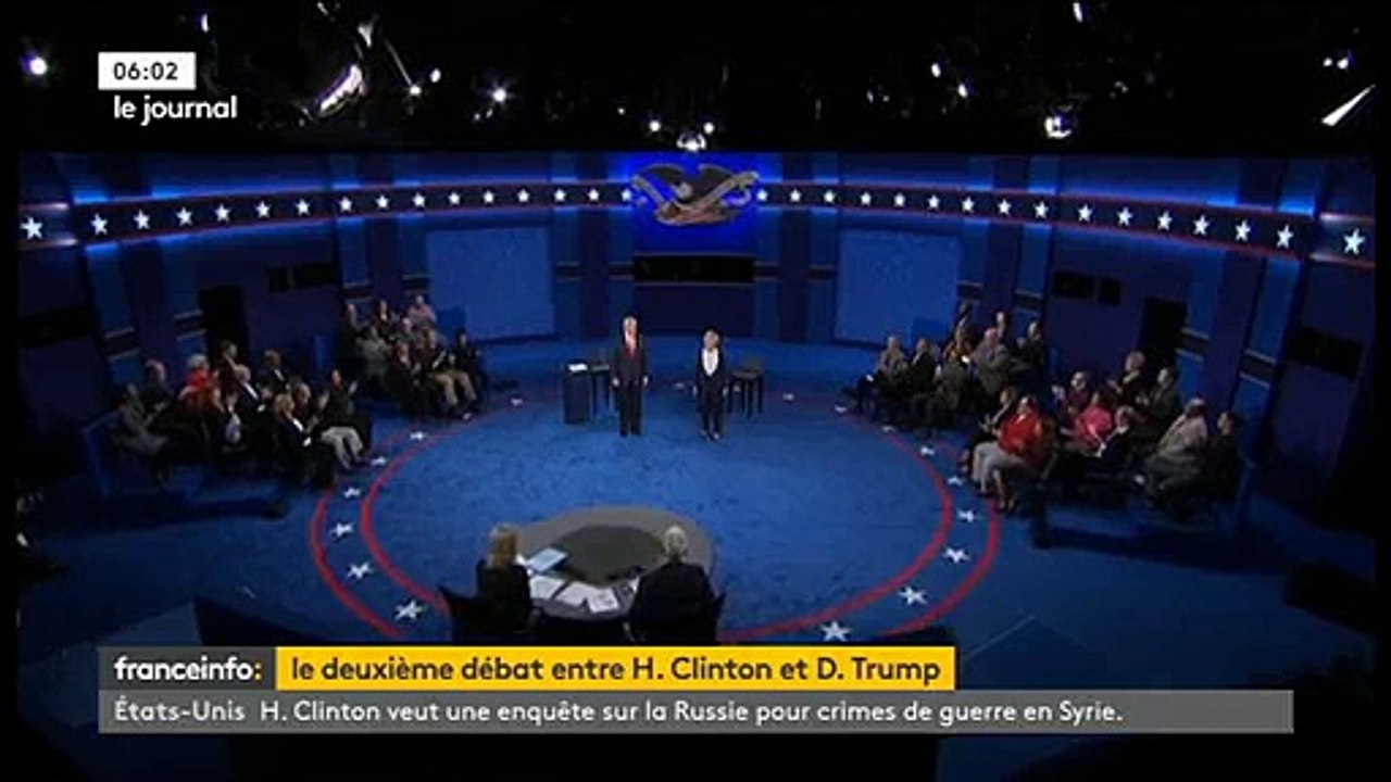 Débat USA: Donald Trump a menacé cette nuit d'envoyer Hillary Clinton en prison s'il est élu Président