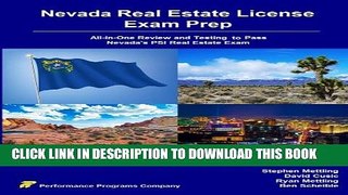 Collection Book Nevada Real Estate License Exam Prep: All-in-One Review and Testing To Pass Nevada