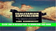 Collection Book Egalitarian Capitalism: Jobs, Incomes, and Growth in Affluent Countries (Rose